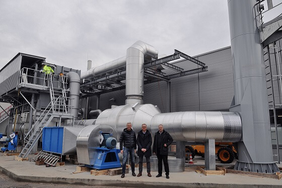 regenerative thermal oxidation plant reduces CO2
